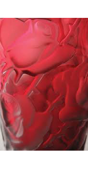 گلدان کریستال قرمز24  20X سانتی متری اسپهان 