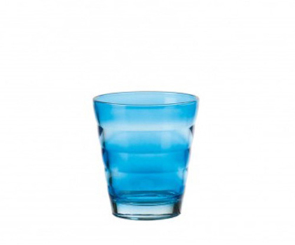 لیوان شیشه ای آبی 250 میلی لیتری ویو