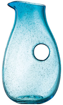تنگ شیشه ای آبی 1.5 لیتری بورانو