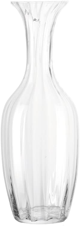 گلدان شیشه ای شفاف 45 سانتی متری اُپتیک مودلو