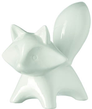 مجسمه روباه فردریکو سفید 13 سانتیمتری