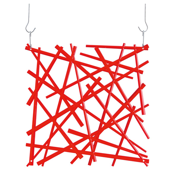 کزیل-پارتیشن دیواری اِستیکس- قرمز رنگ - تک