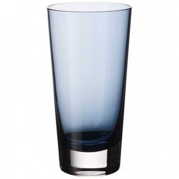 لیوان شیشه ای آبی 420 میلی لیتری کالر کانسپت