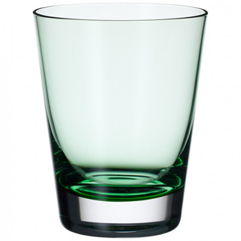 لیوان شیشه ای سبزآبی 10.8 سانتی متری کالر کانسپت