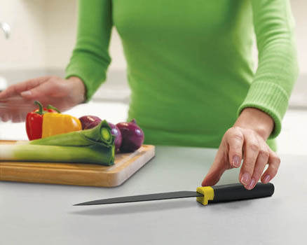 چاقوی سرآشپز روکش سیلیکونی 16 سانتیمتری 