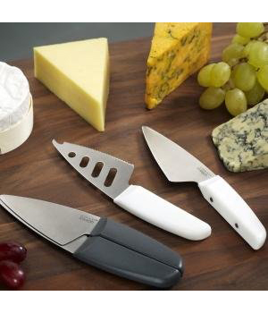 چاقوی پنیر دوتایی خاکستری