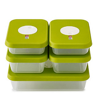 سرویس 5پارچه ظرف نگهداری موادغذایی سبز