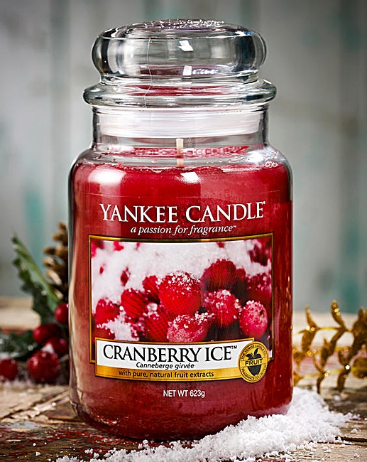 شمع بزرگ با رایحه Cranberry Ice