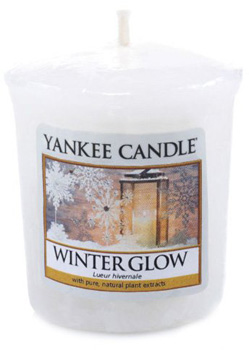 شمع کوچک لیوانی درخشش زمستان