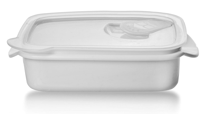 مانیا - ظروف ماکروویو هواکش دار - 101103 سفید سایز3