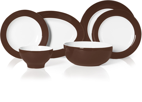 سرویس 28پارچه شکلاتی پرانتو