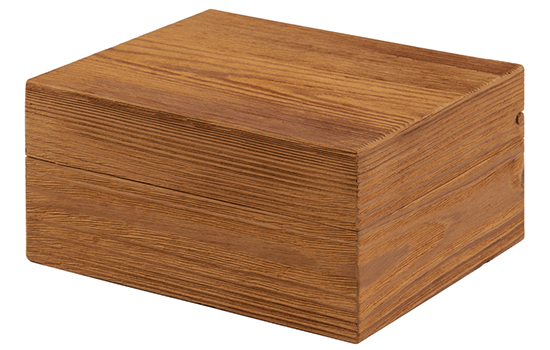 جعبه چوبی بدون رنگ