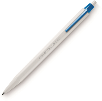 خودکار سفید با جوهر آبی