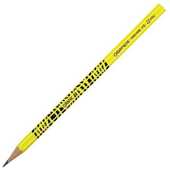 مداد هگزا 343 زرد با نوک مشکی