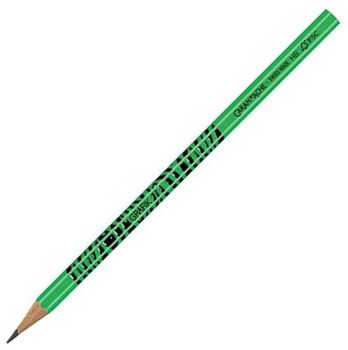 مداد هگزا 343 سبز با نوک مشکی