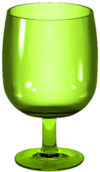 لیوان پایه دار ملامین سبز250 میلی لیتری استکی