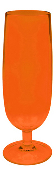 لیوان پایه دار ملامین نارنجی 160 میلیلیتری