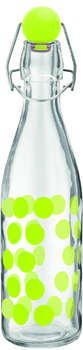 بطری آب شیشه ای سبز 1 لیتری دات دات 