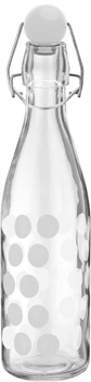 بطری آب شیشه ای سفید 1 لیتری دات دات