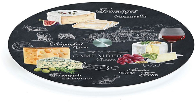 ظرف سرو پنیر گرد 32 سانتی متری دنیای پنیر