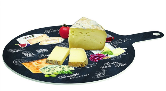 ظرف سرو پنیر گرد پرسلین 26 سانتی متری دنیای پنیر