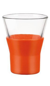 لیوان قهوه خوری نارنجی کد 430400 سیلیکونی