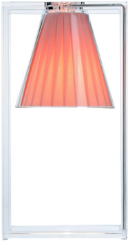 چراغ رومیزی پلی کربنات صورتی 14x32 سانتی متری لایت ایر