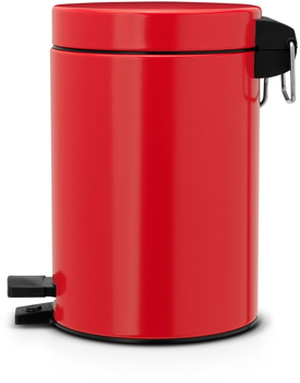 سطل زباله پدالی قرمز 3 لیتری کلاسیک