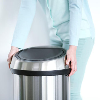 سطل زباله لمسی استیل مات  60 لیتری
