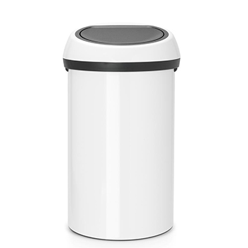 سطل زباله لمسی سفید 60 لیتری