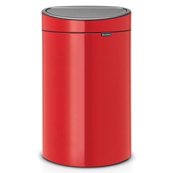 سطل زباله لمسی قرمز 40 لیتری