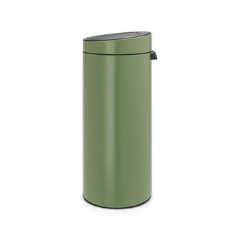 سطل زباله لمسی سبز زیتونی 30 لیتری