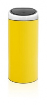 سطل زباله لمسی زرد لیمویی 30 لیتری 